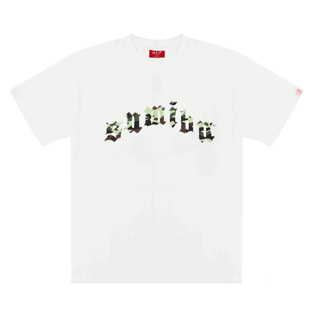 Ol' Sumibu Tee | White - Mint Camo