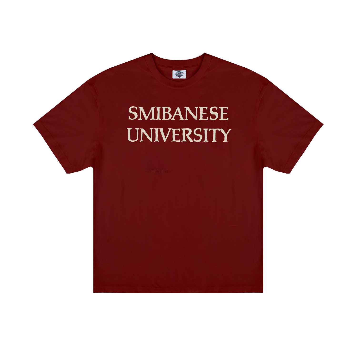 Smibanese Tee | Bordeaux