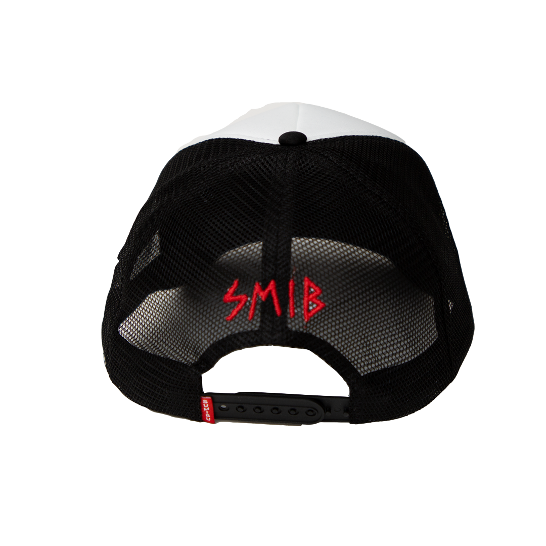 Smib Script Trucker Cap | Black