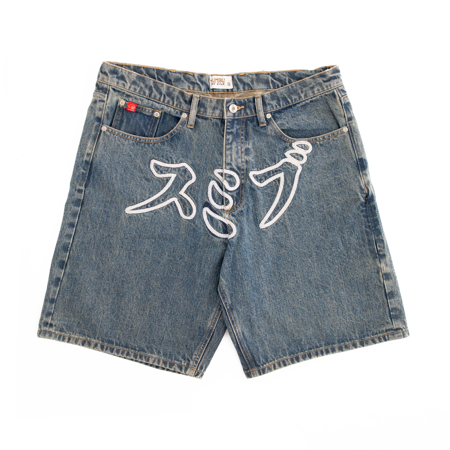 Kross kata Denim Shorts | Washed Denim Selvedge