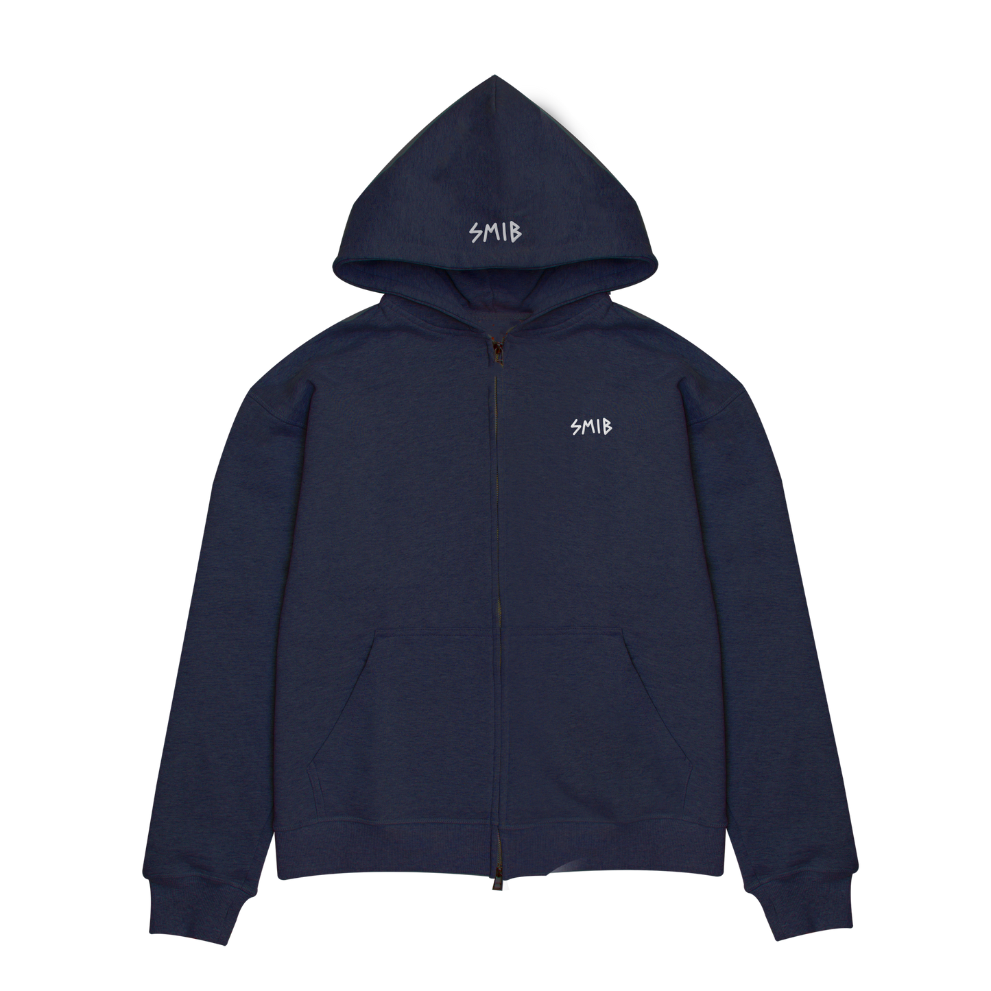Tiny Ol' Smib Zip Hoodie | Navy