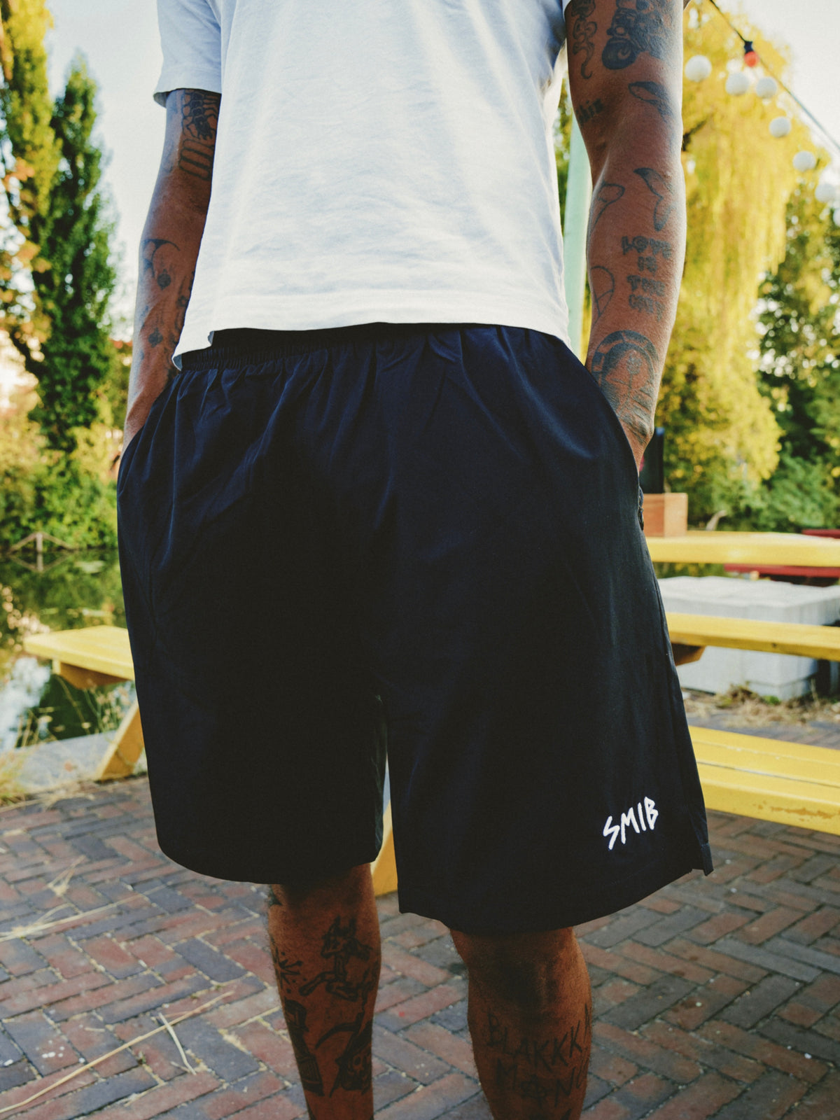 Tiny Smib Swim Trunks | Black