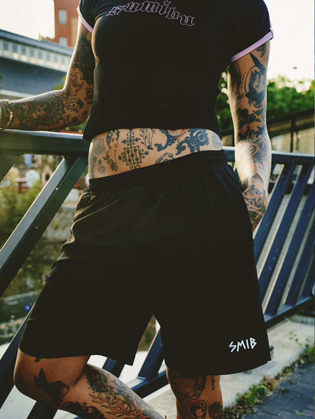 Tiny Smib Swim Trunks | Black