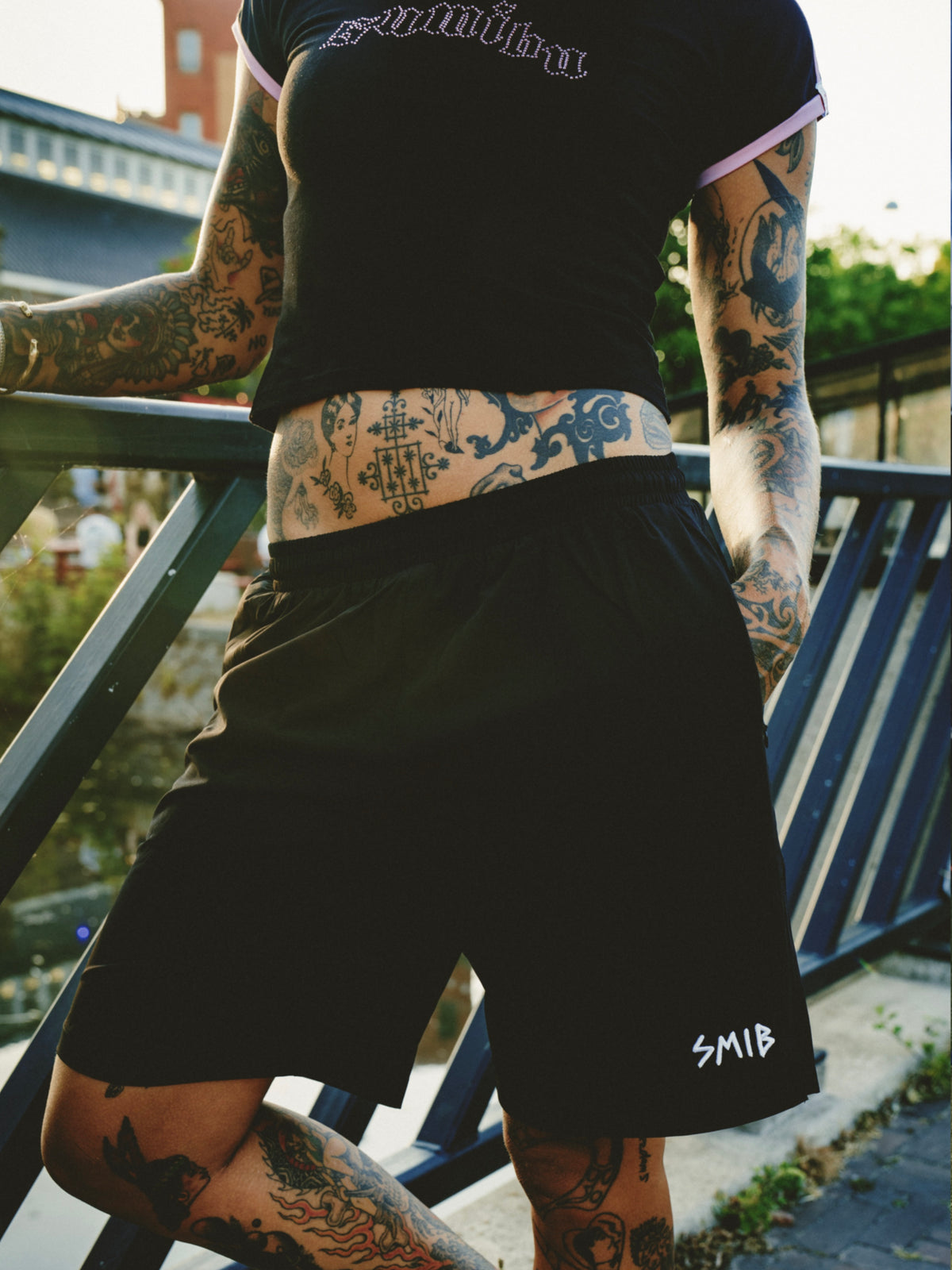 Tiny Smib Swim Trunks | Black