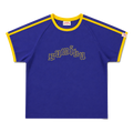 On Froze Cropped Ringer Tee | Dushi Blue - Yellow
