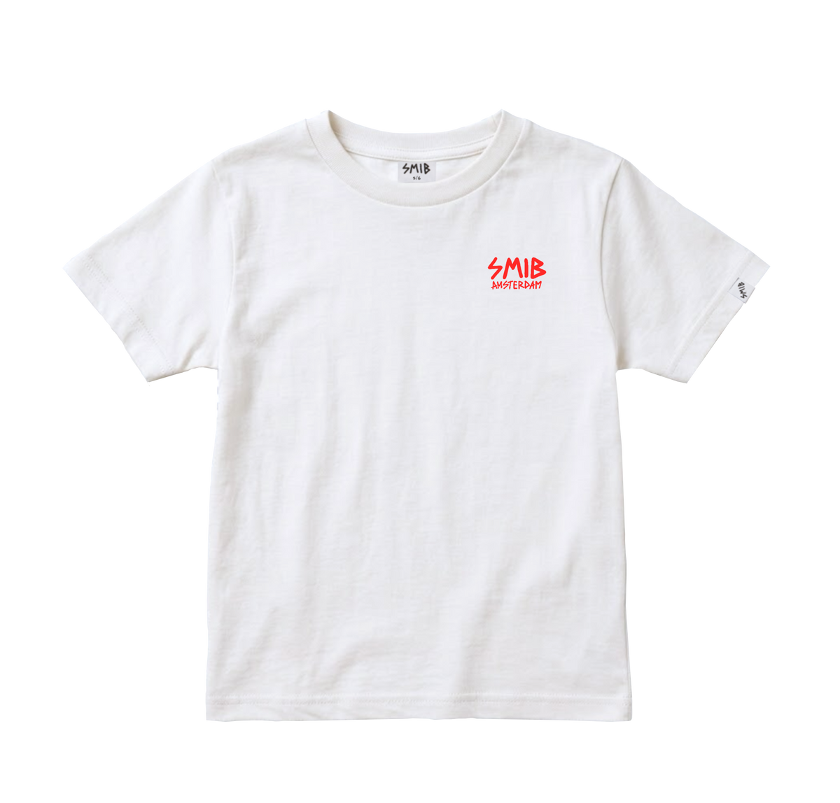 Smib Amsterdam Tiny Kids Tee | White