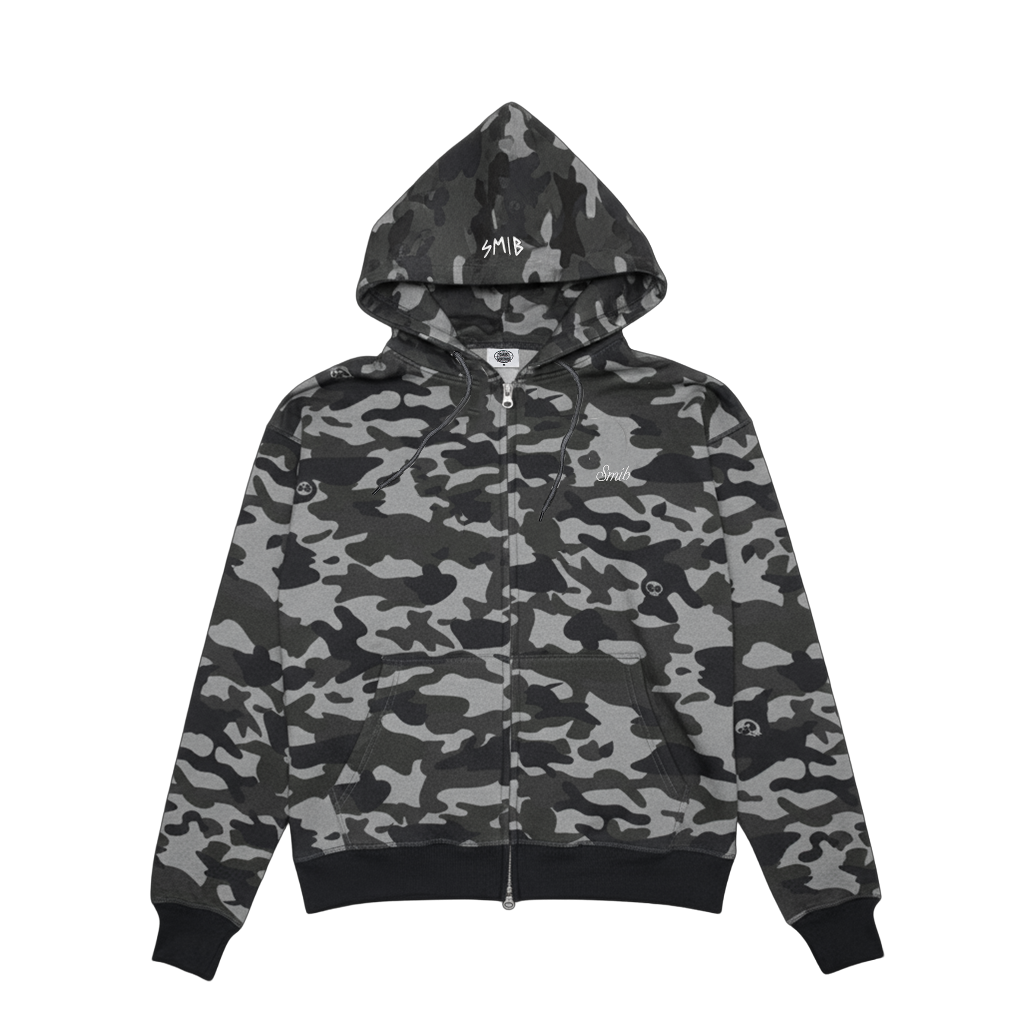Zip-Hoodie | Dark-Camo