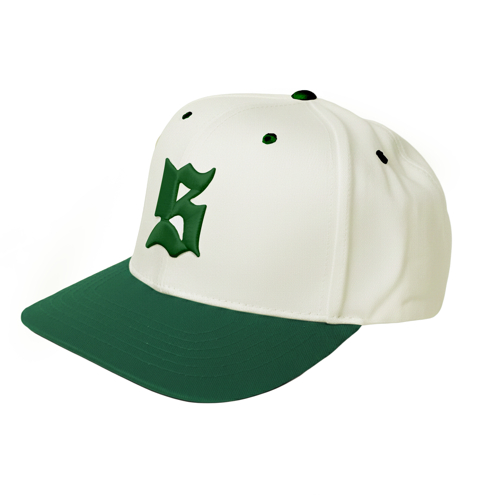 Smib "S" Cap | Ivory - Green