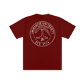 Smibanese Tee | Bordeaux