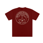 Smibanese Tee | Bordeaux