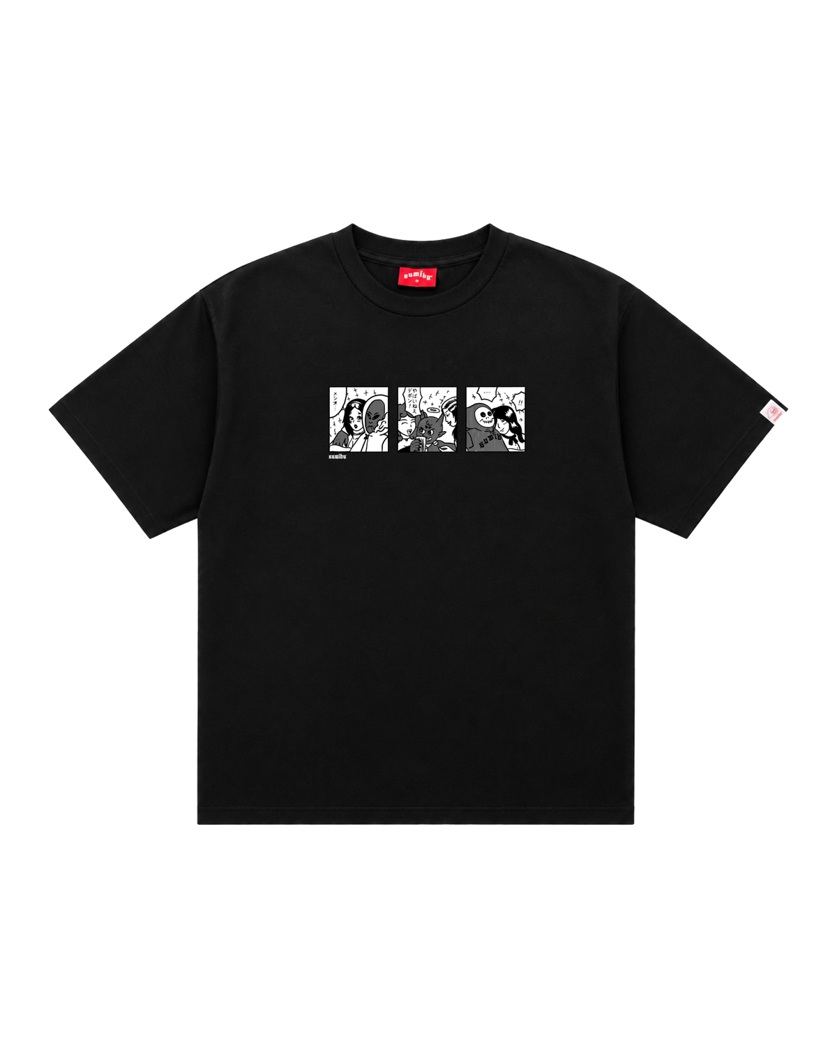 Sumibu Manga Tee | Black