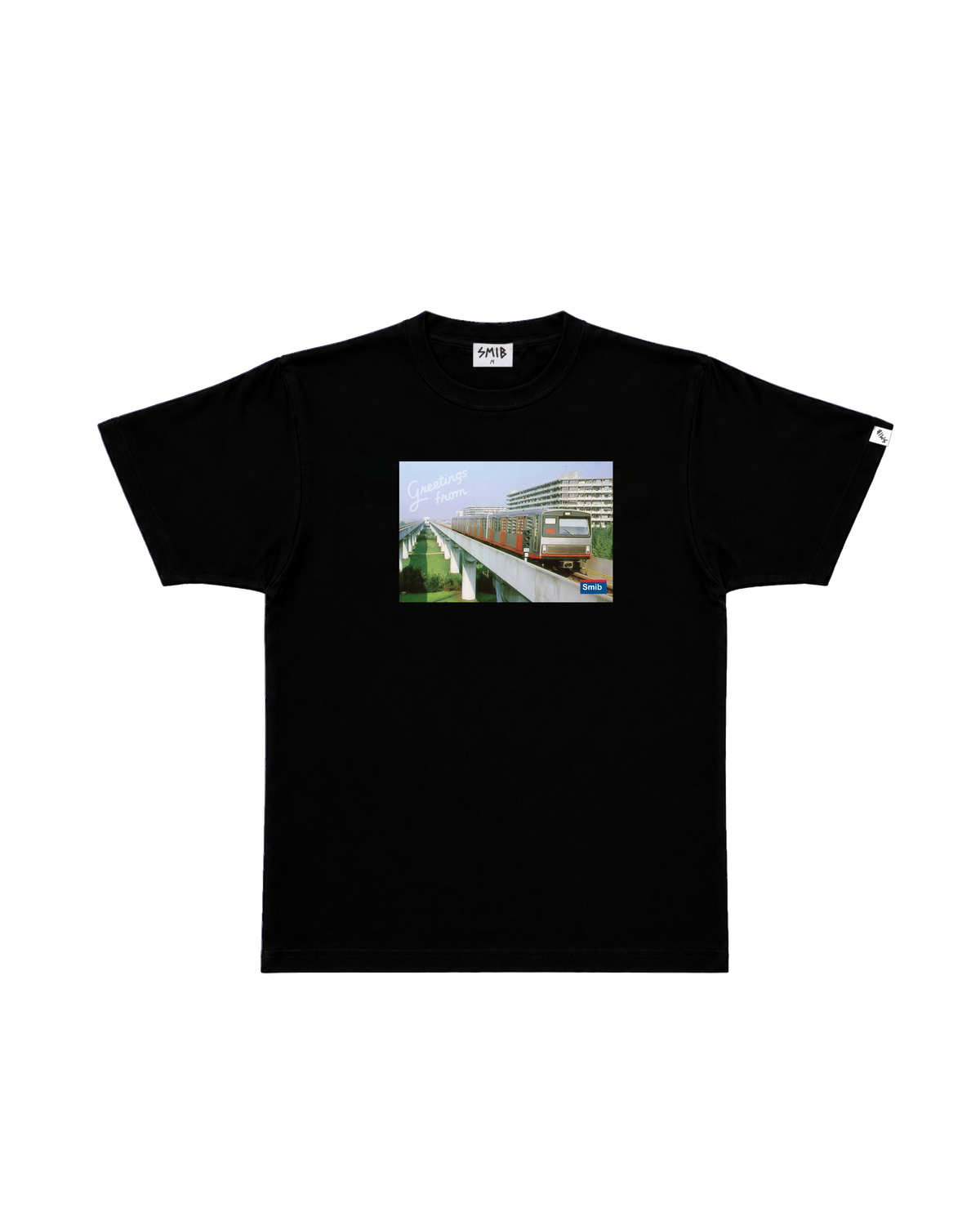 Greetings from Smib, Metro Tee | Black
