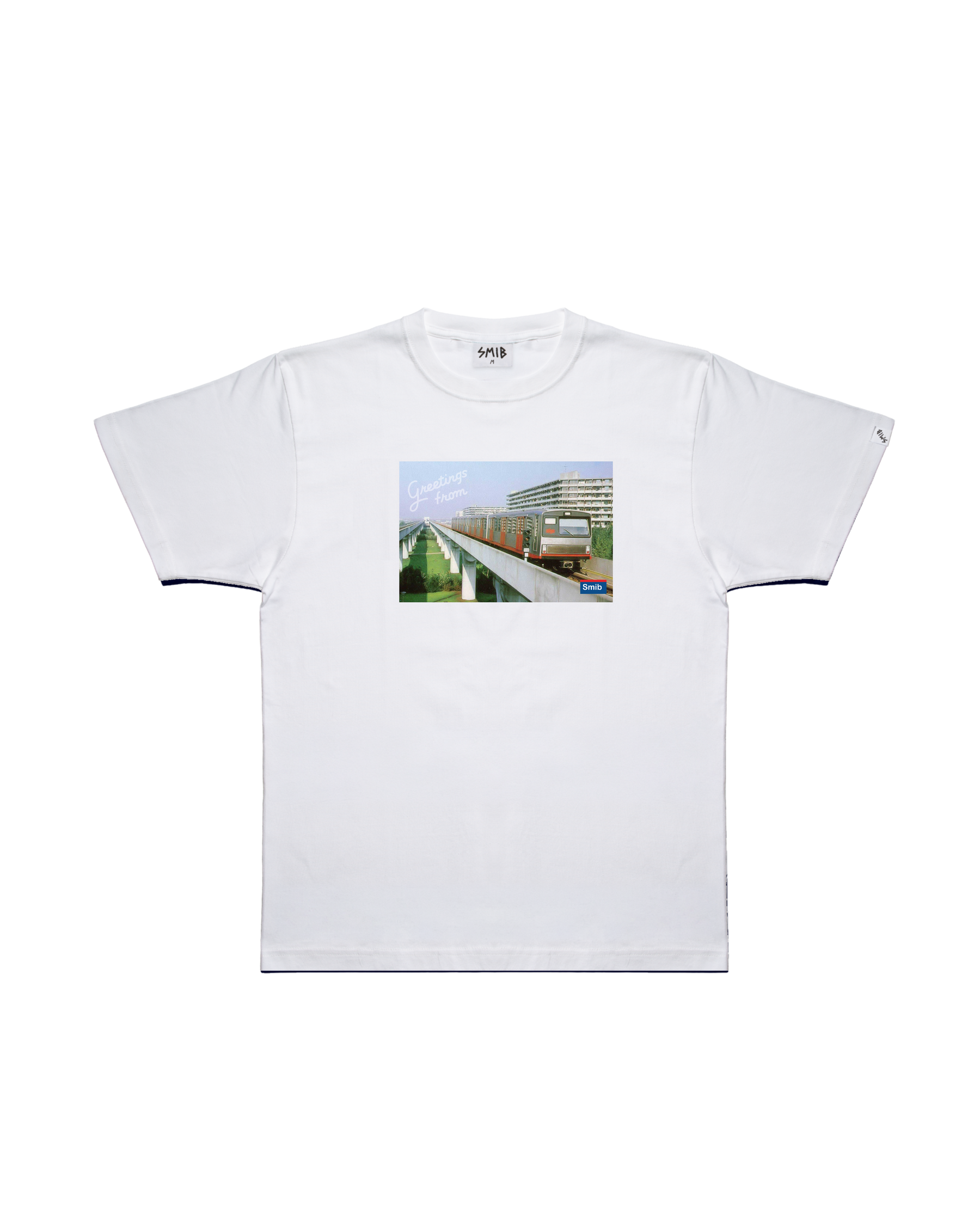 Greetings from Smib, Metro Tee | White