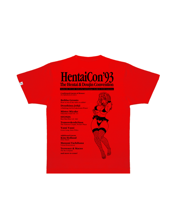 Hentai Con 93 Tee | Red