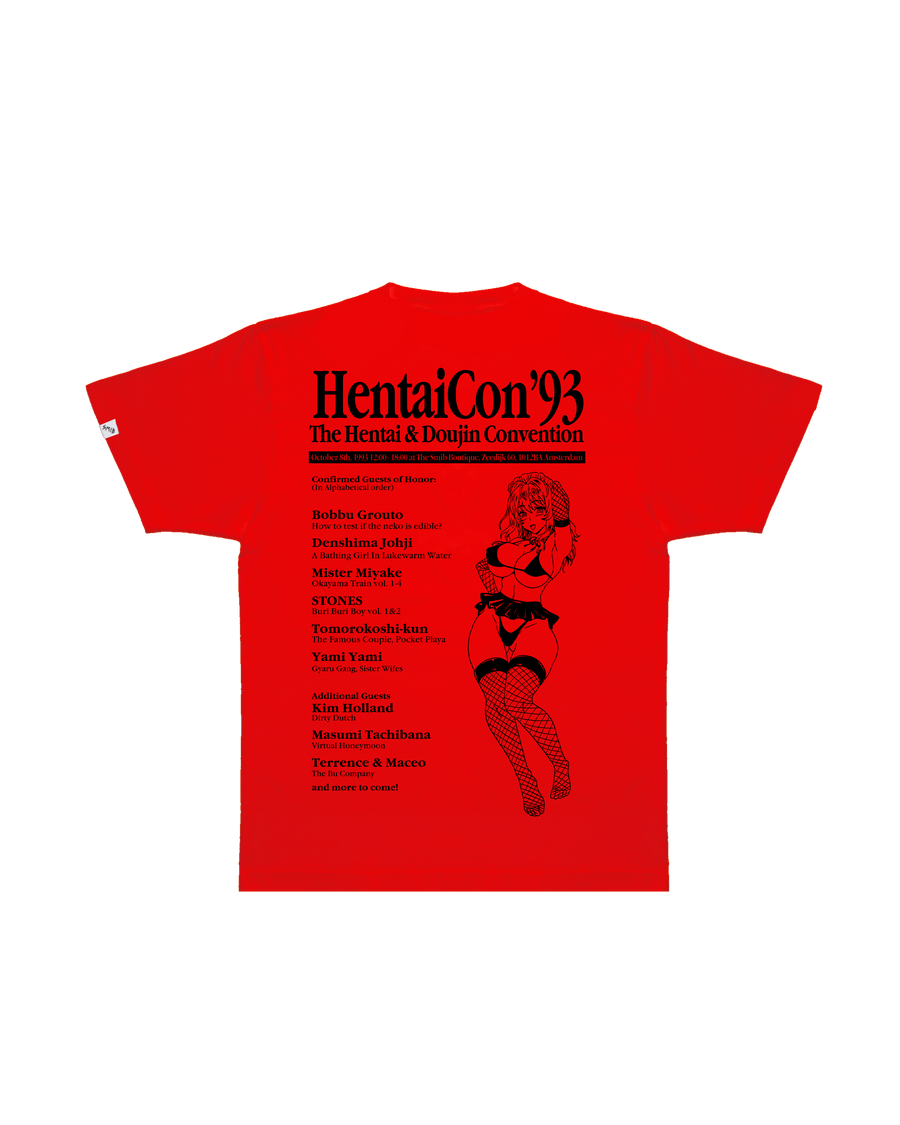 Hentai Con 93 Tee | Red