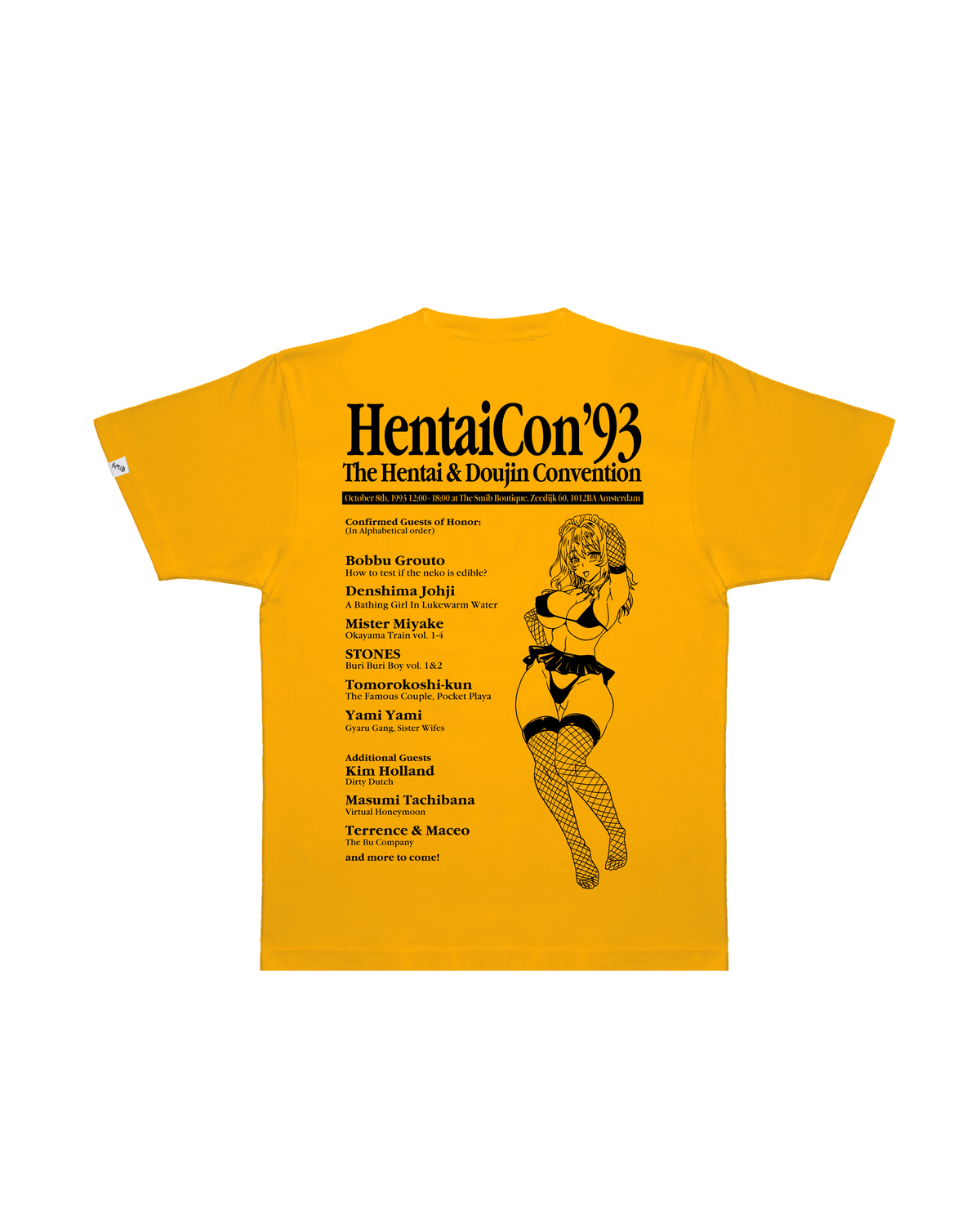 Hentai Con 93 Tee | Yellow