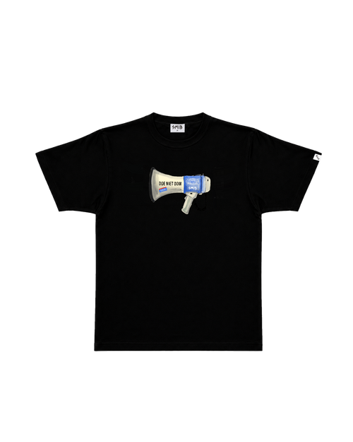 Doe Niet Dom Tee | Black