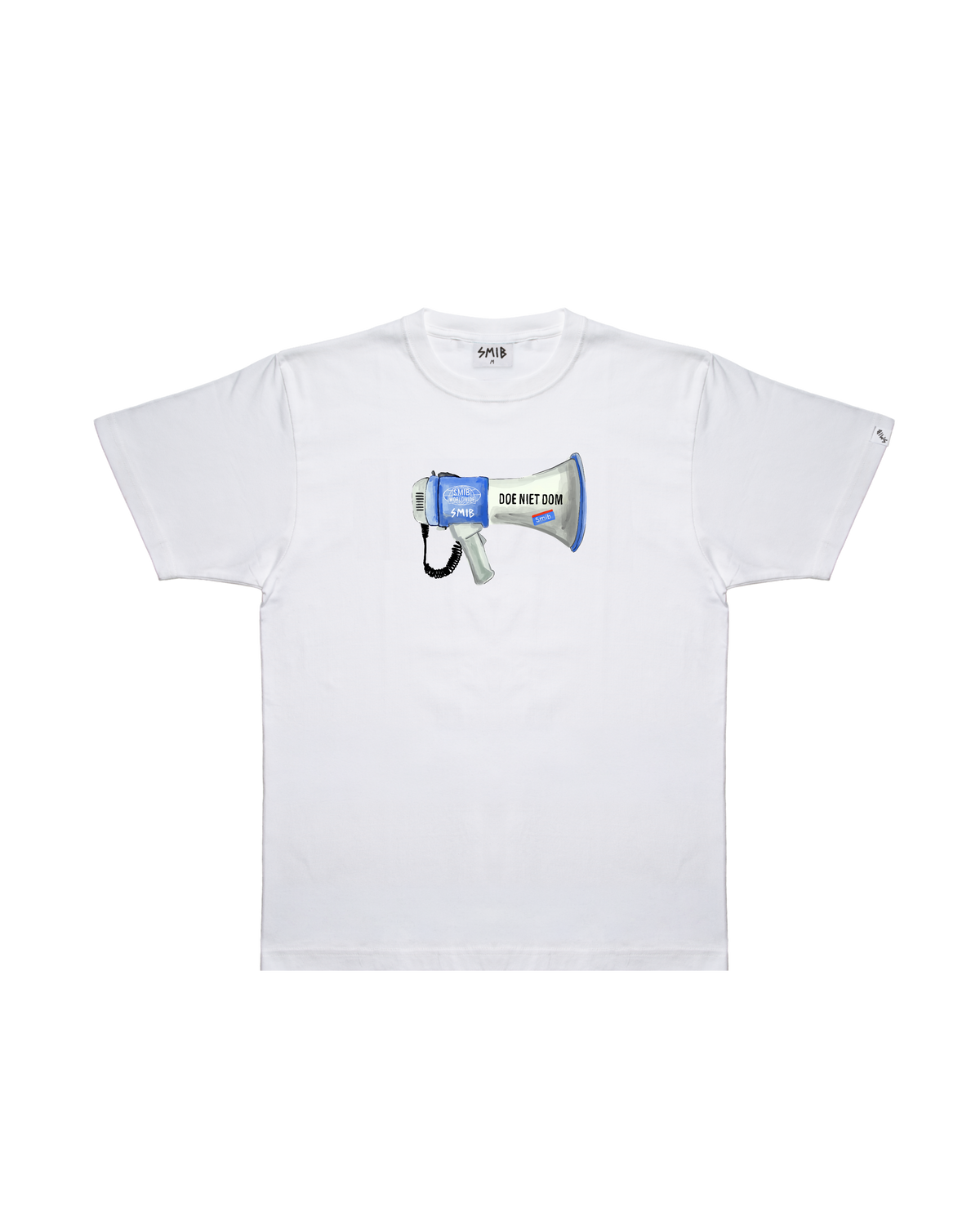 Doe Niet Dom Tee | White