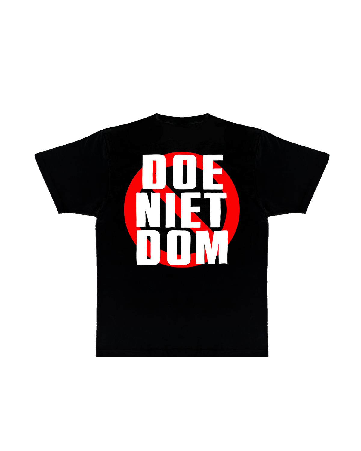 Doe Niet Dom Tee | Black