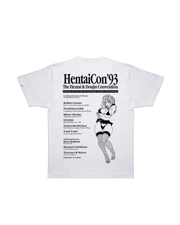 Hentai Con 93 Tee | White