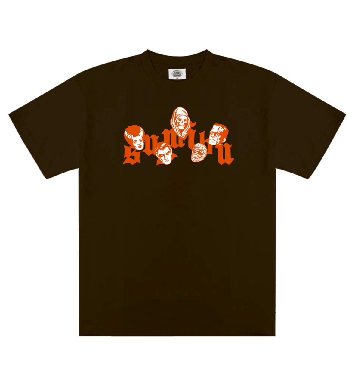Sumibu Faces of Evil Tee | Brown