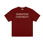 Smibanese Tee | Bordeaux