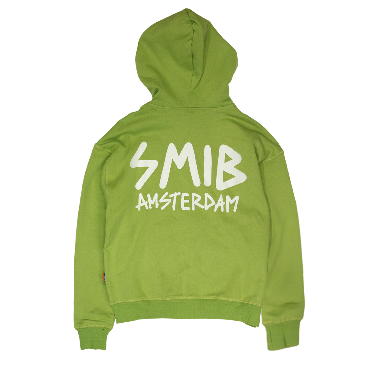 Smib Amsterdam Tiny Zip Hoodie | Matcha Green