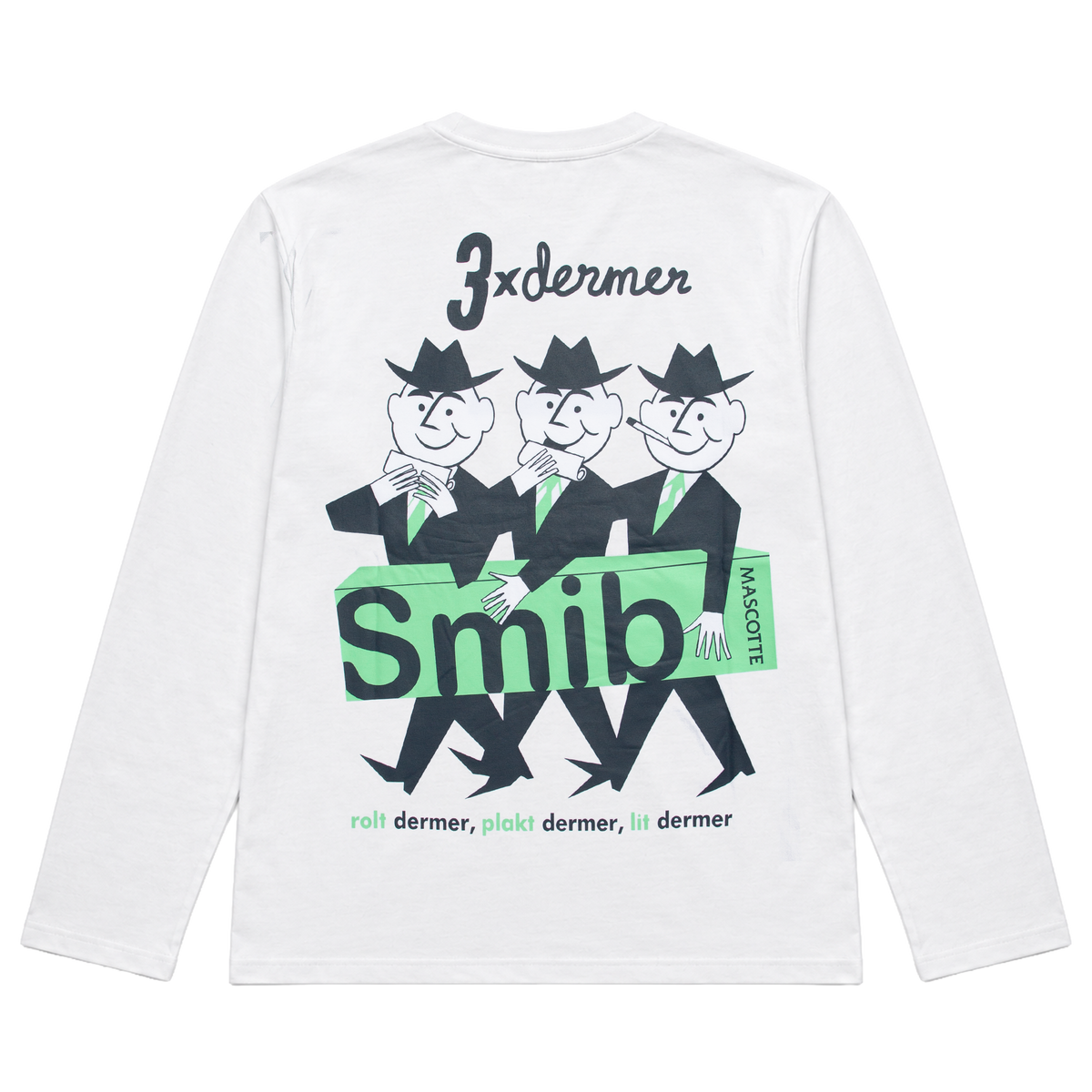 Smib x Mascotte Longsleeve | White