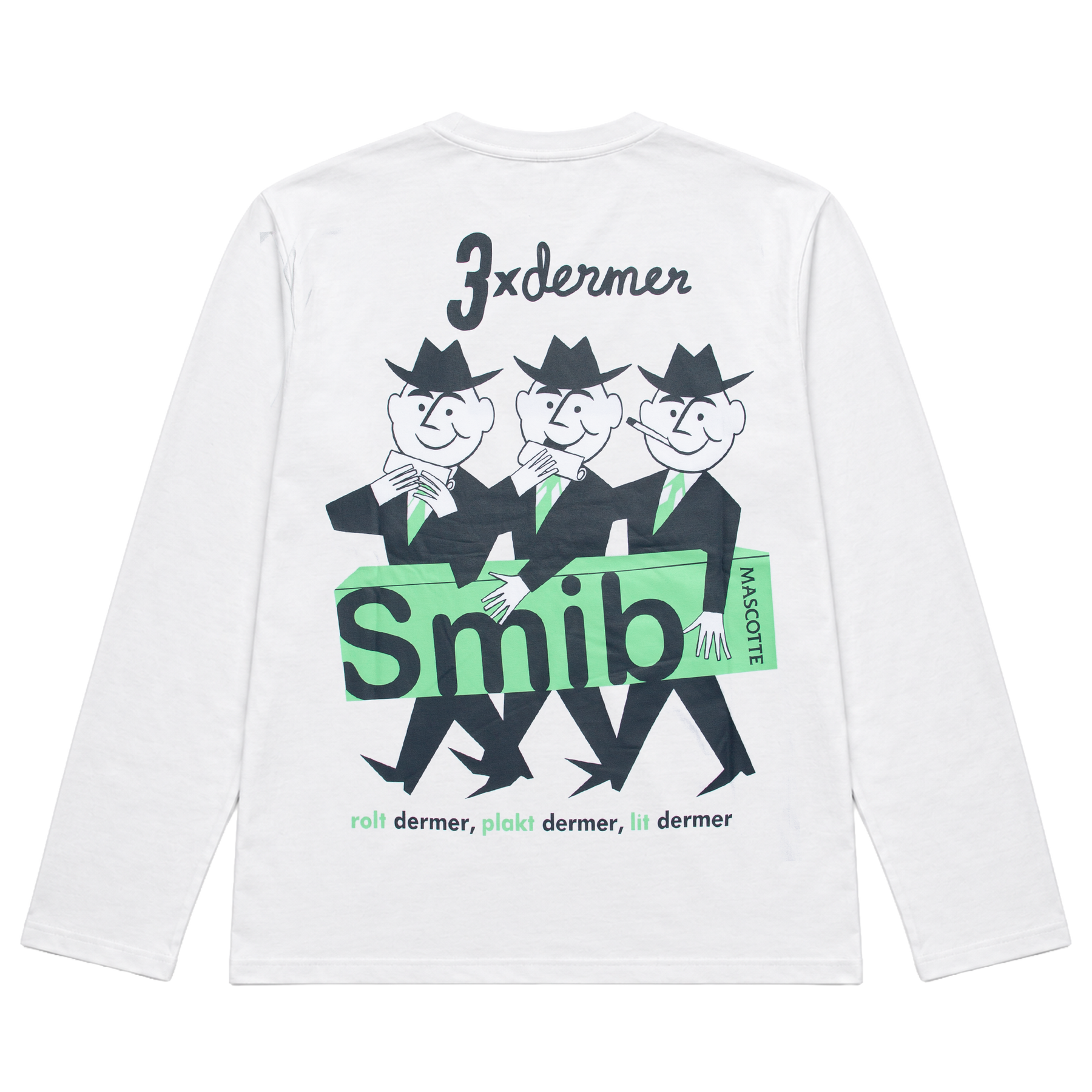Smib x Mascotte Longsleeve | White