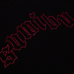 On Froze Tee | Black - Red | Close-up