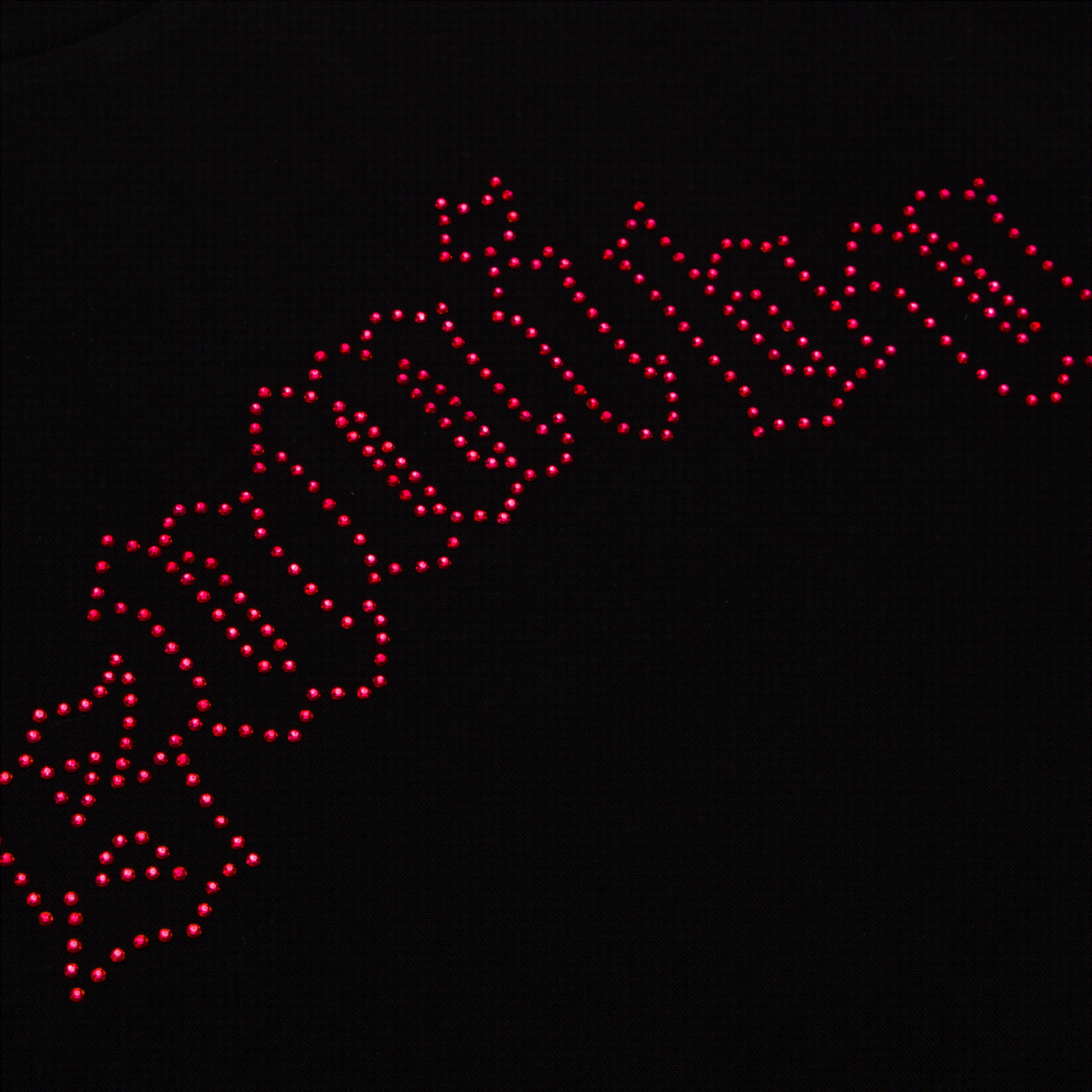 On Froze Tee | Black - Red | Close-up