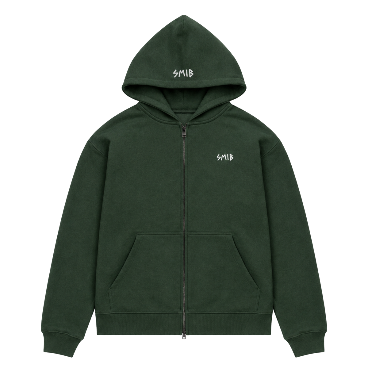 Tiny Ol' Smib Zip Hoodie | Green