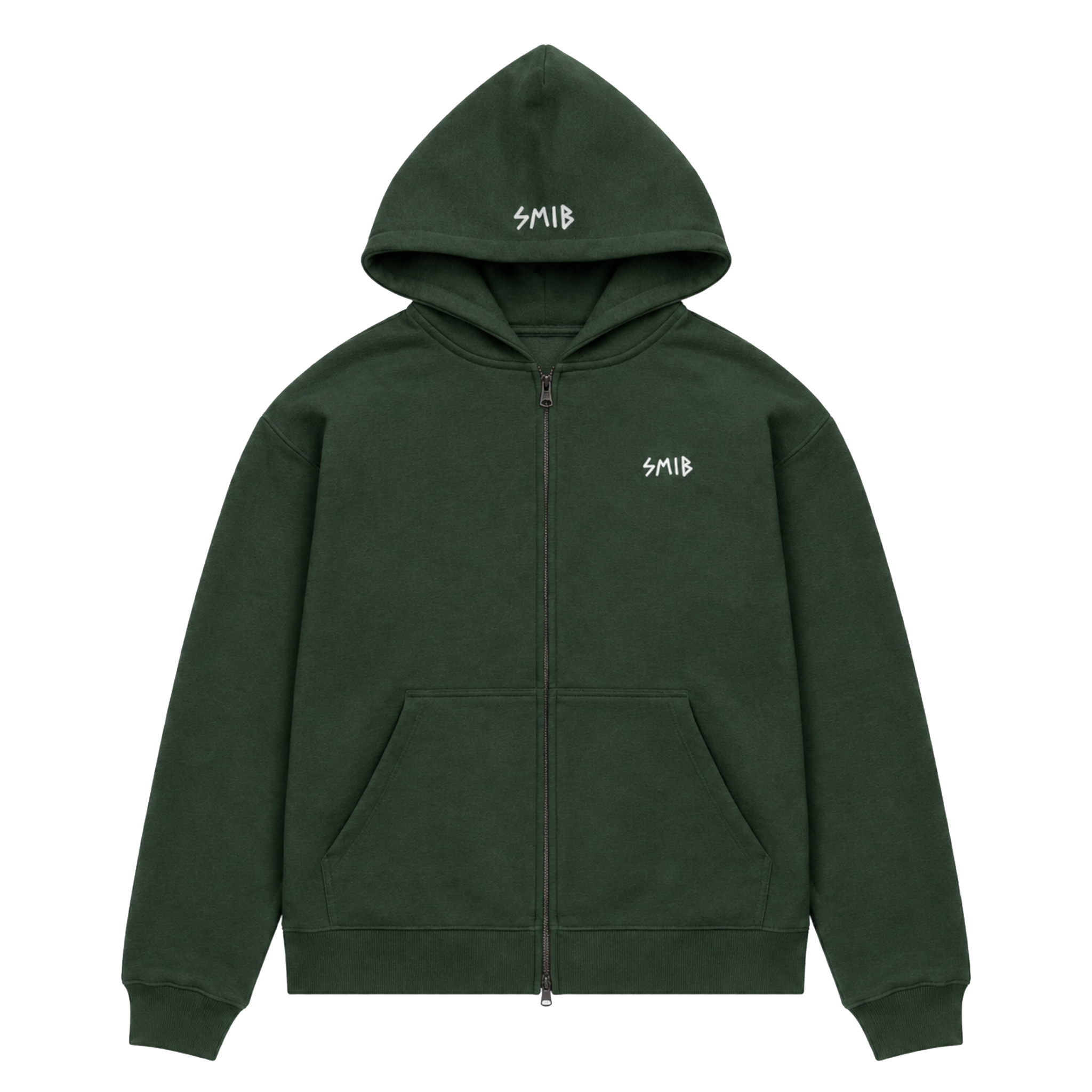 Tiny Ol' Smib Zip Hoodie | Green