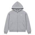 Tiny Ol' Smib Zip Hoodie | Grey Melange