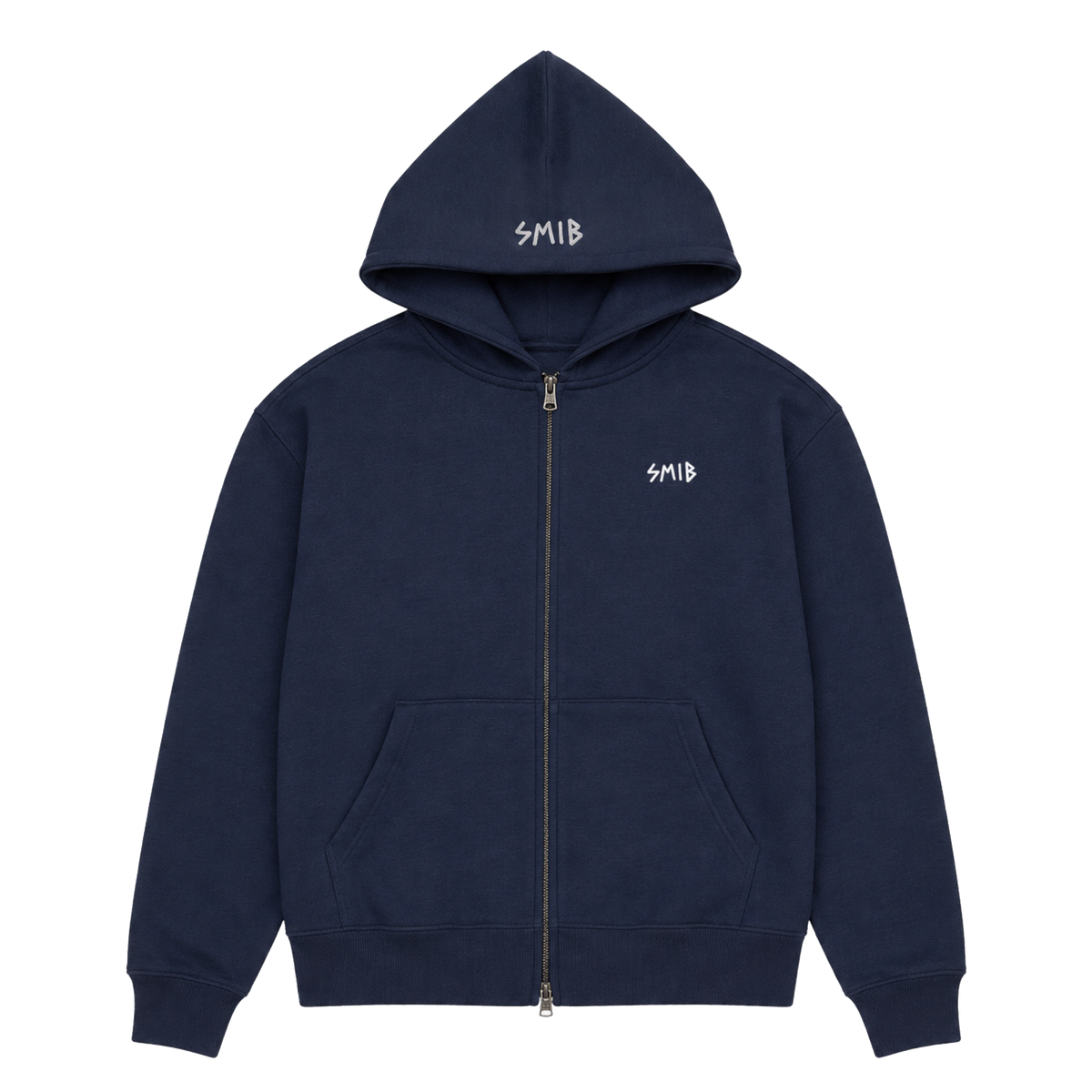 Tiny Ol' Smib Zip Hoodie | Navy