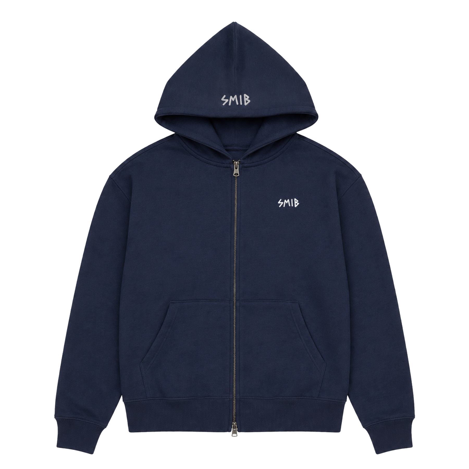 Tiny Ol' Smib Zip Hoodie | Navy