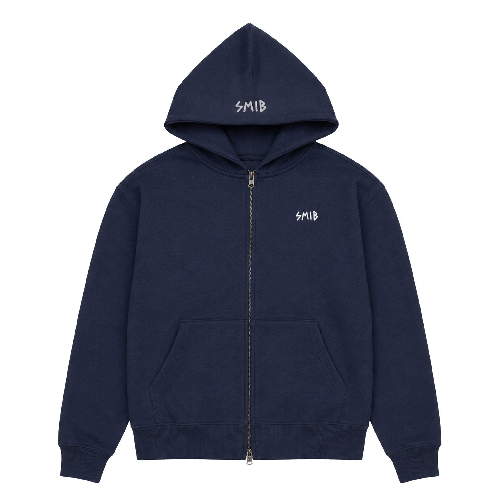 Tiny Ol' Smib Zip Hoodie | Navy