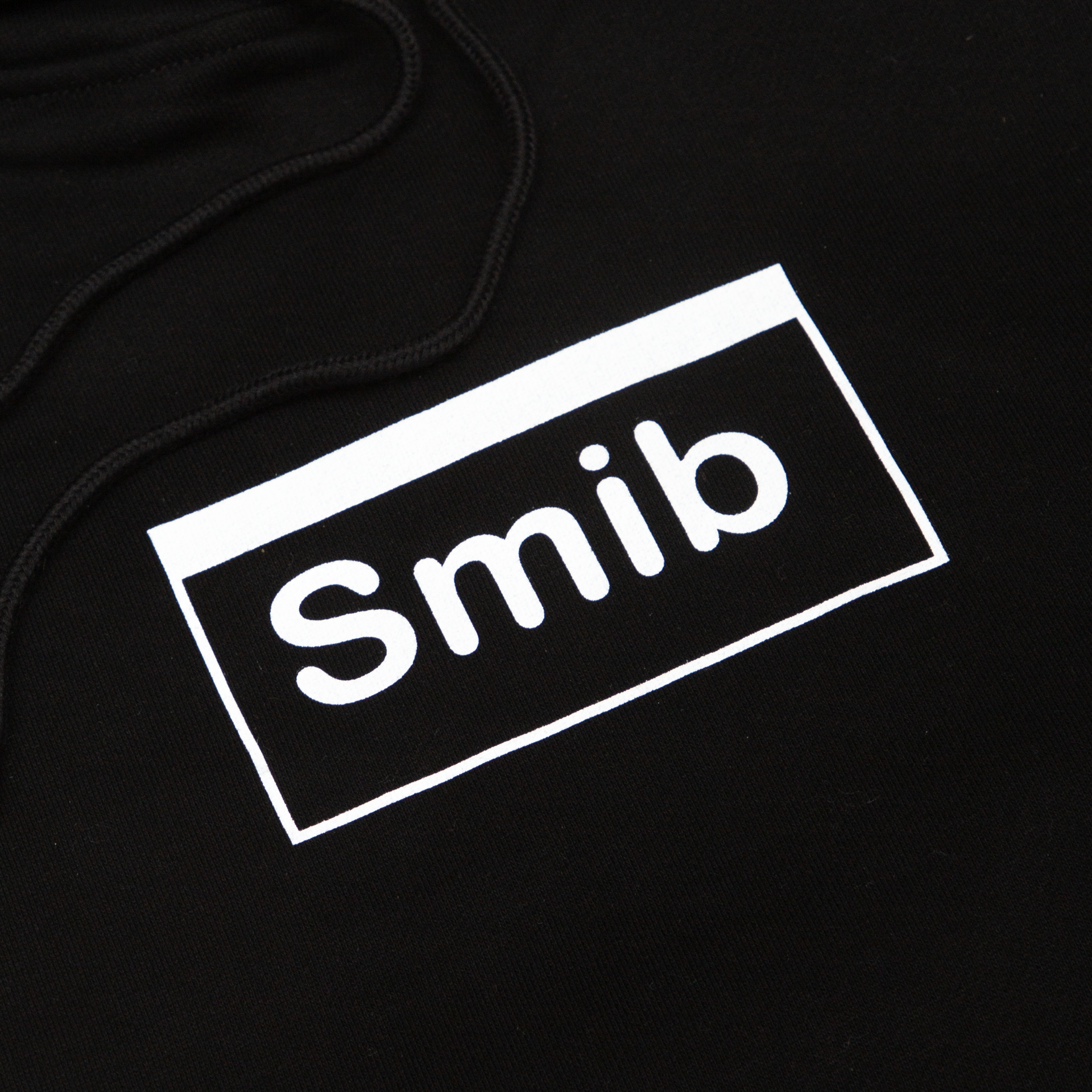 Smib FUCK OV Line Hoodie | Black - White