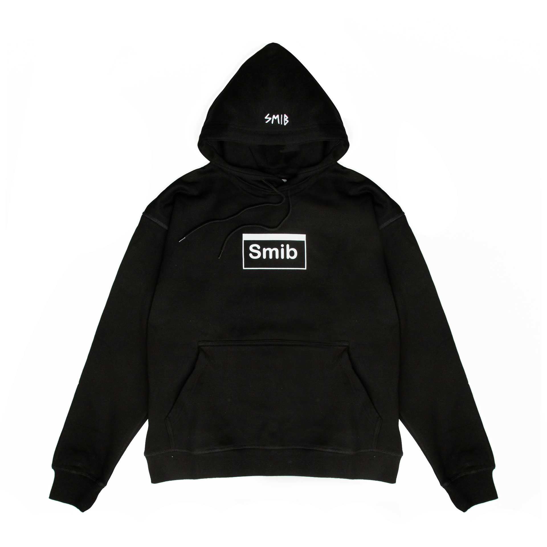 Smib FUCK OV Line Hoodie | Black - White