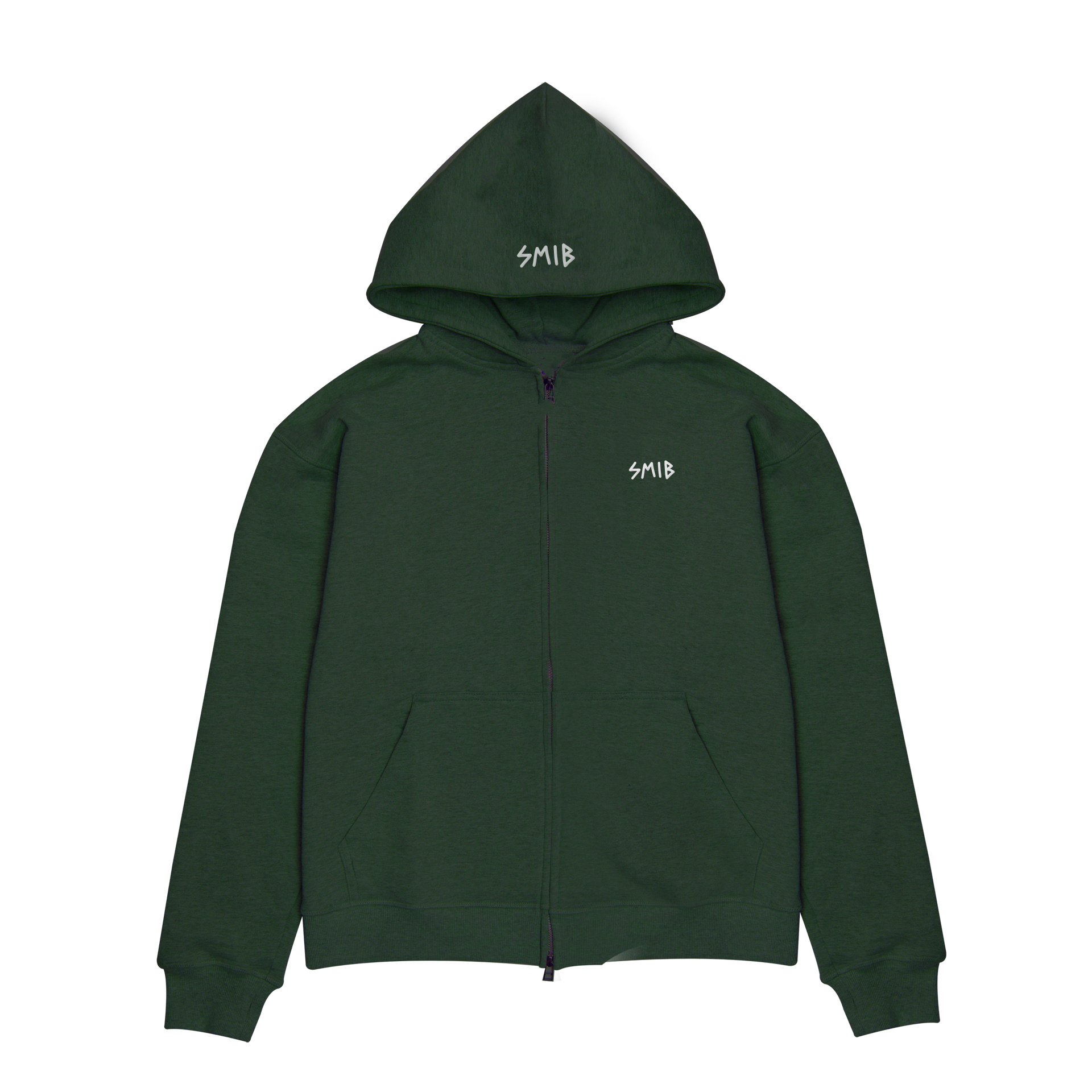 Tiny Ol' Smib Zip Hoodie | Green