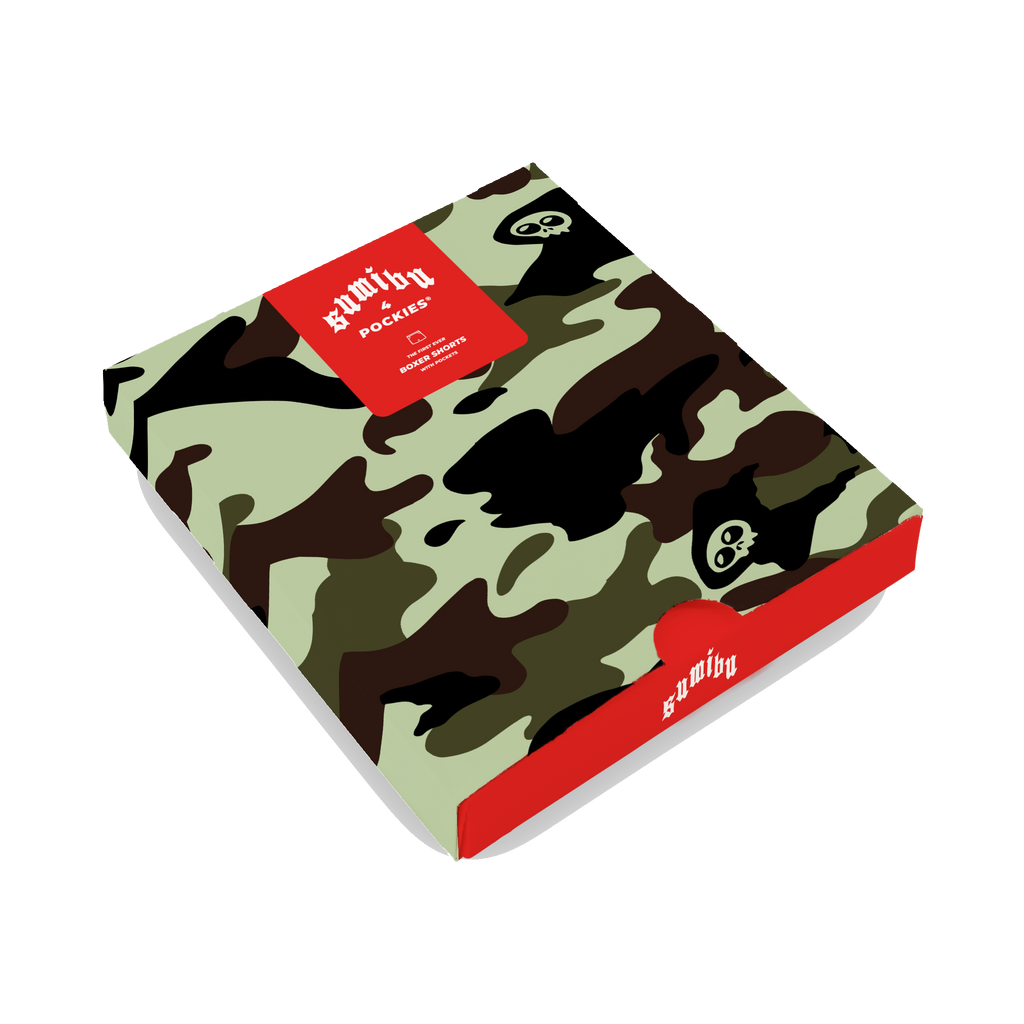 Sumibu x Pockies Boxer Shorts | Mint Camo