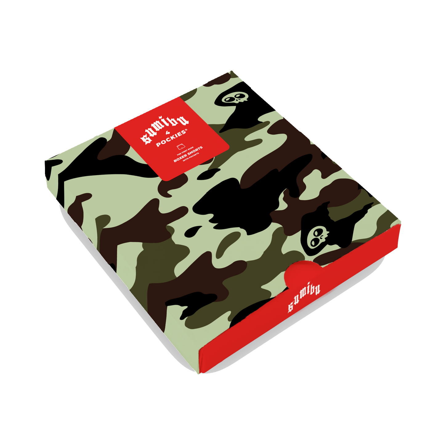 Sumibu x Pockies Boxer Shorts | Mint Camo