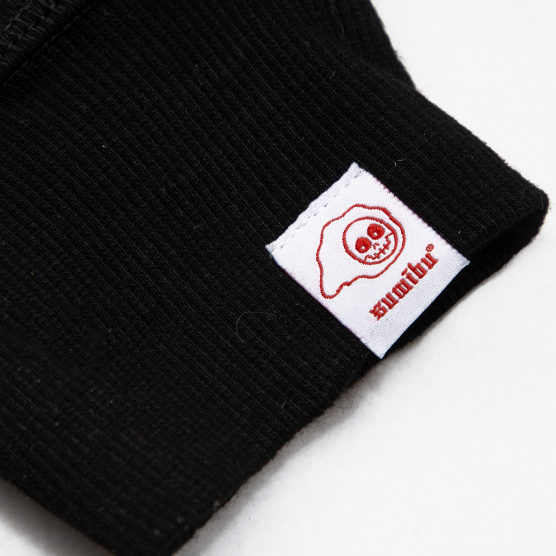Tiny Ol' Sumibu Zip-Hoodie | Black - White