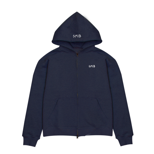 Tiny Ol' Smib Zip Hoodie | Navy