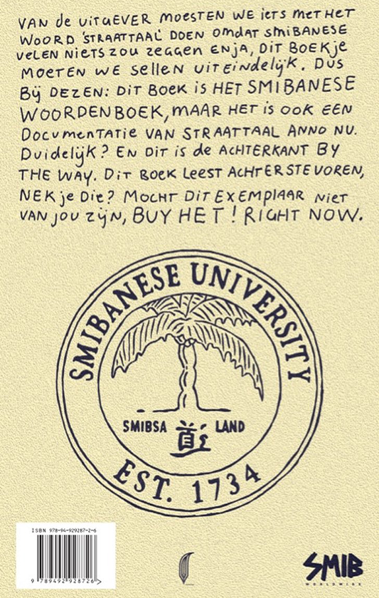 Smibanese Woordenboek | Prof. Soortkill